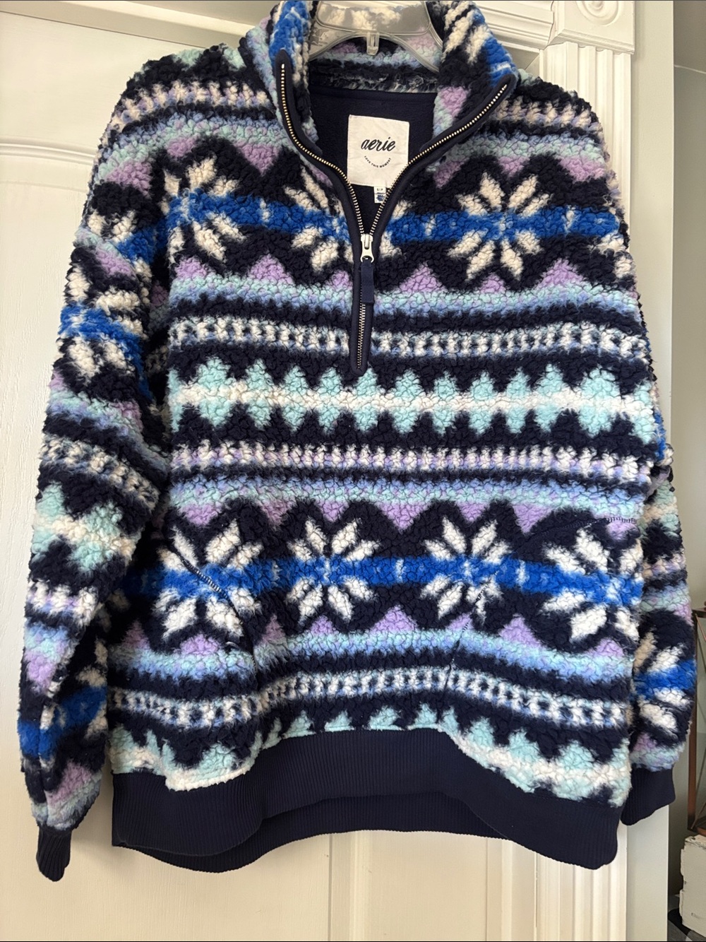 Aerie Sherpa Half-Zip Pullover